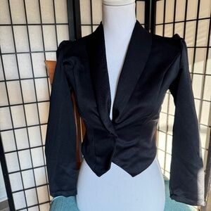 Black Blazer Vintage Pretense Women's 3/4 Size